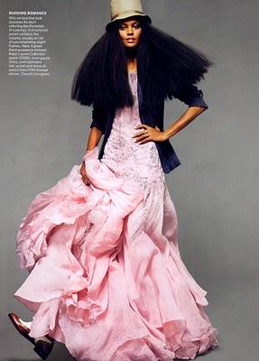 Vaporeuse Liya Kedebe dans Vogue US en avril