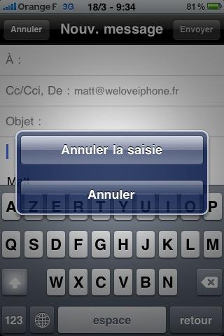 Le saviez-vous – Annuler une frappe