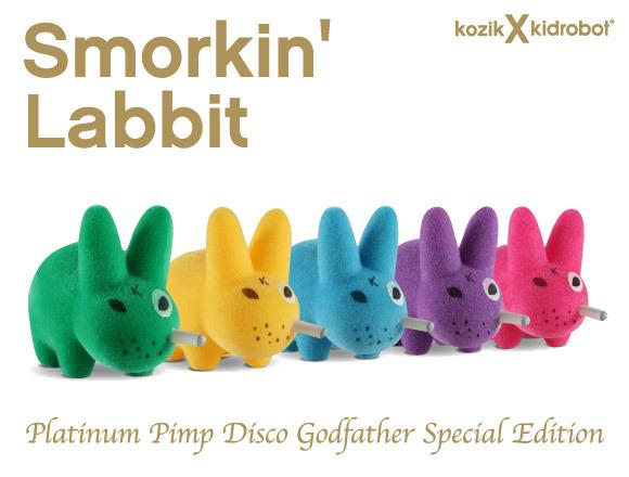 Pimp Labbit Smorkin' Labbit by Kidorobot