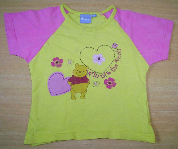 t-shirt jaune et rose 4 ans disney.jpg