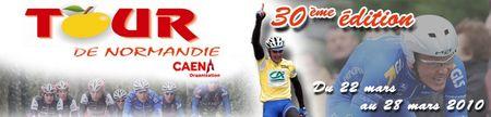 cyclisme : 30ème tour de Normandie - du 22 au 28 mars 2010