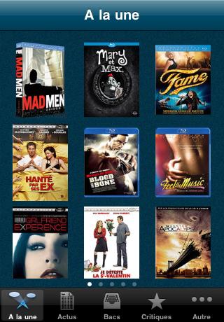 [News : Apps] DVDfr l’actualité de plus de 45 000 DVD et Blu-ray français.