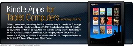 Amazon dévoile son application pour iPad