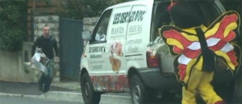 Remi Gaillard en mode papillon