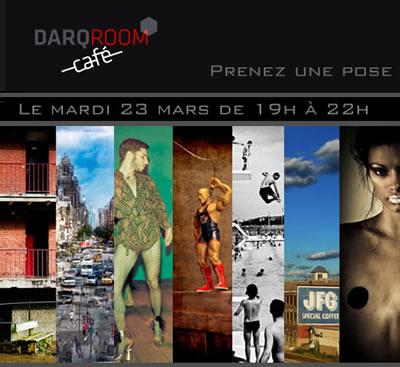 Exposition au DarQroom Café