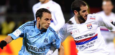 Bonnart et Lopez lors du match aller, achevé sur un score de 5-5