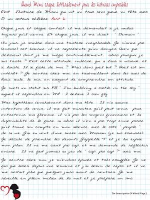 Quand Mimi craque pour les histoires impossibles VI