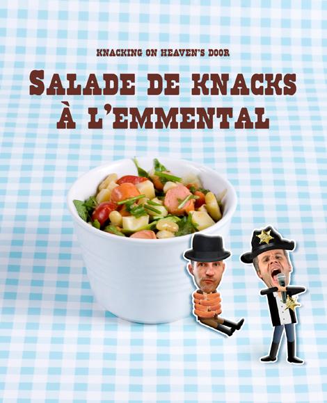 Salade de knacks a l'emmental