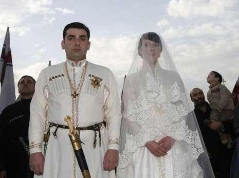 Mariage princier en Géorgie où le trône est vacant depuis 200 ans