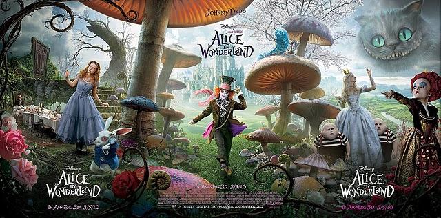 Alice au pays des merveilles - Tim Burton - 3D