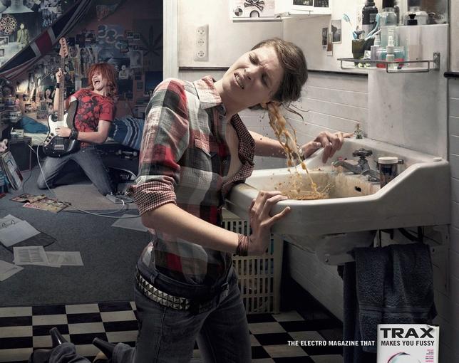 La pub du jour : Un musique à vomir [Magazine]