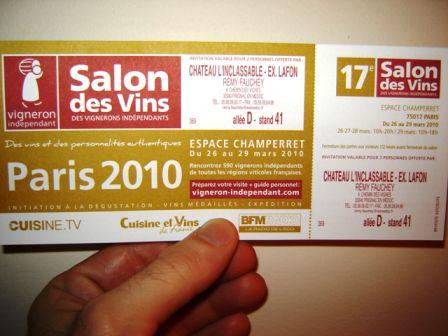 Le Salon des Vignerons indépendants