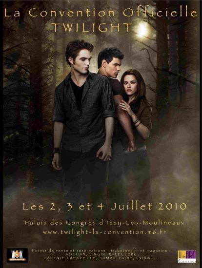 Convention Twilight 2010 en France,les Pass sont en vente! Convention Twilight 2010 en France,les Pass sont en vente!