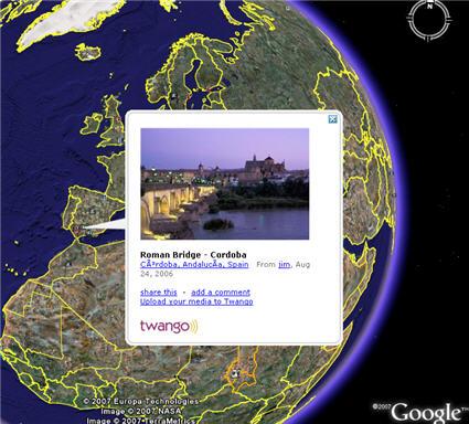 Twango : Partage de fichiers en un clic et géolocalisation de médias sur Google Earth !
