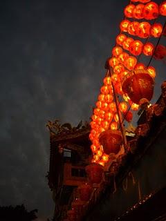 Fêtes des lanternes au temple de Guandu