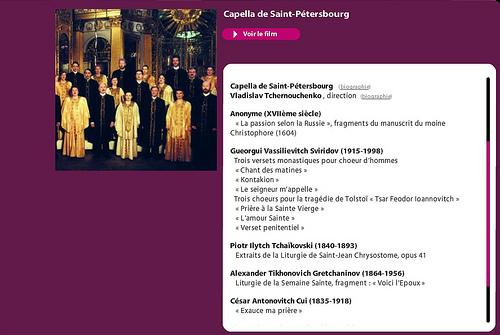 Capella de Saint-Petersbourg