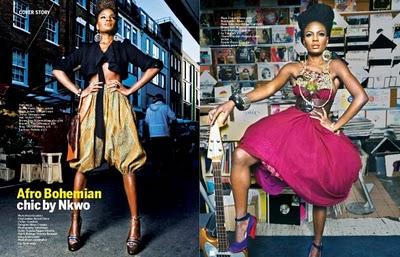 Shingaï Shoniwa dans NewAfrican Woman magazine