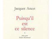 Puisqu'il silence