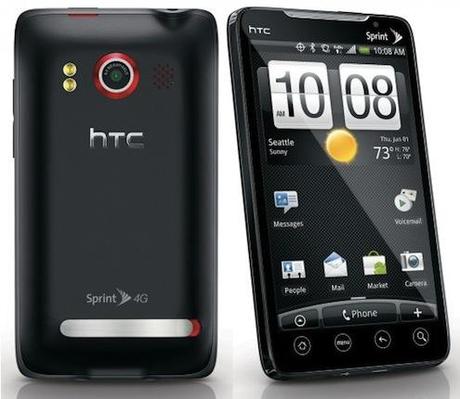 HTC va sprinter avec son smartphone EVO 4G