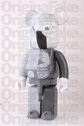 Bearbrick Dissected Grey by Kaws