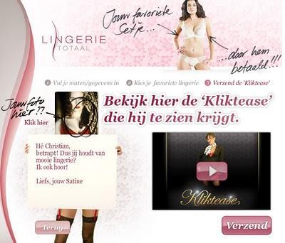 [Web] Kliktease: la campagne virale de Lingerie Totaal