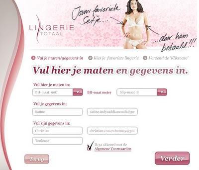[Web] Kliktease: la campagne virale de Lingerie Totaal