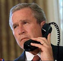 Bush les mains sales