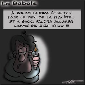 La Babole - Changement d'heure et Earth Hour