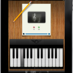 Screenshots d’une appli Piano pour iPad