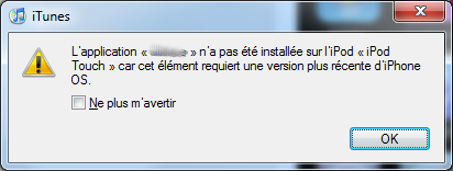 Obligation de passer au firmware 3.1.3
