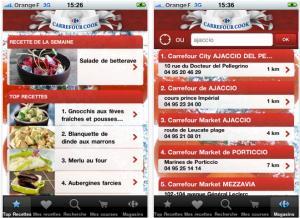 Carrefour Cook : La cuisine sur iPhone par « Carrouf »