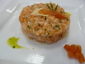 Tartare de saumon au gingembre