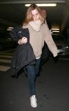 Emma Watson à l'aéroport d'Heathrow - Londres