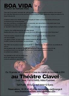 BOA VIDA au Théâtre Clavel