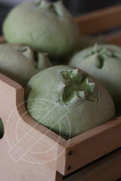 Petits pains à la pâte à pistache 2