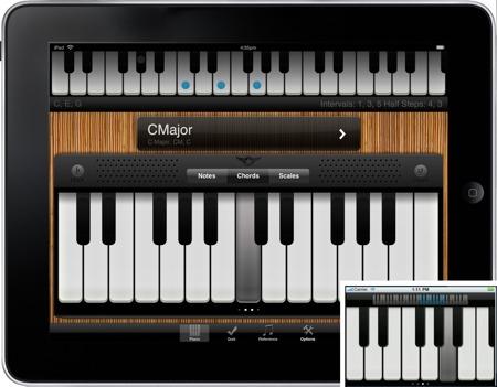Nota : Apprendre à jouer du piano depuis votre iPad ou iPhone
