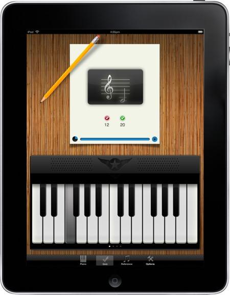 Nota : Apprendre à jouer du piano depuis votre iPad ou iPhone