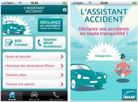 La Maaf fait de l’iPhone un « assistant accident »