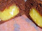 Muffins chocolat lemon curd