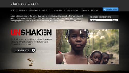 Ergonomie des interfaces web : le de don en ligne, site réussi de Charity Water