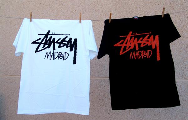 STUSSY MADRID CHAPTER STORE TEES