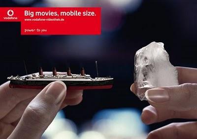 Comeek - Publicité Vodafone Titanic