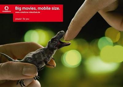 Comeek - Publicité Vodafone Jurassic park