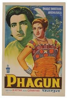 Affiche de film et chanson : Phagun (1958)