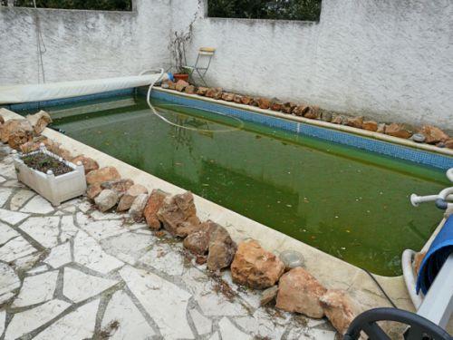 Transformation de la piscine : bilan intermédiaire !