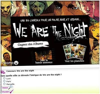 gagnez des albums We Are The Night !