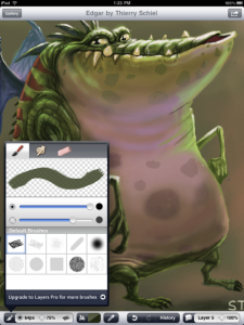 Layers : premières images de la version iPad