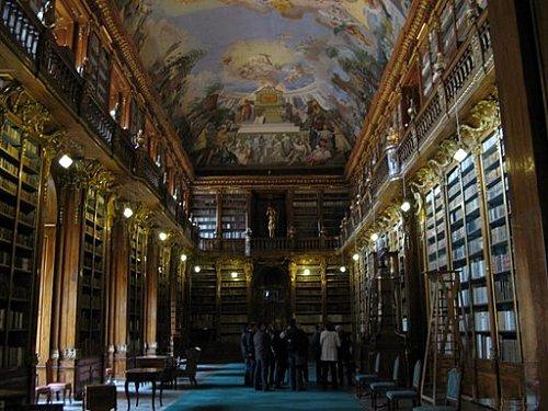 bibliothèque du couvent de Strahov à Pragues