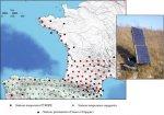 Implantations prévisionnelles des stations sismologiques du projet PYROPE - JPEG - 49.9 ko