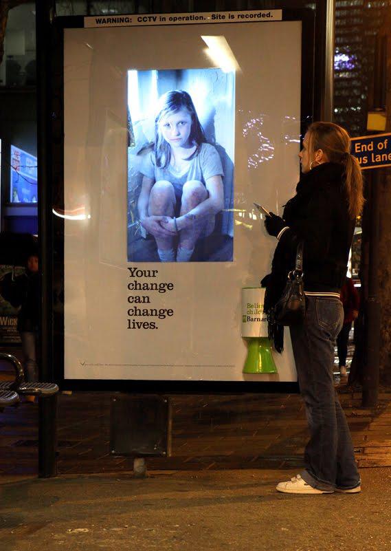 Barnado's: affichage caritatif